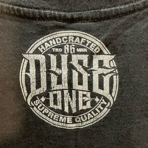 Dyse  One Black Graphic T-Shirt XLarge men’s EXCELLENT CONDITION